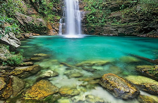 Cachoeira de Santa Barbara Waterfall