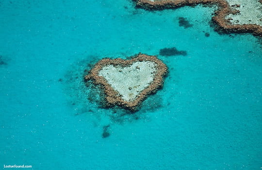 Heart-shaped Reef Australia