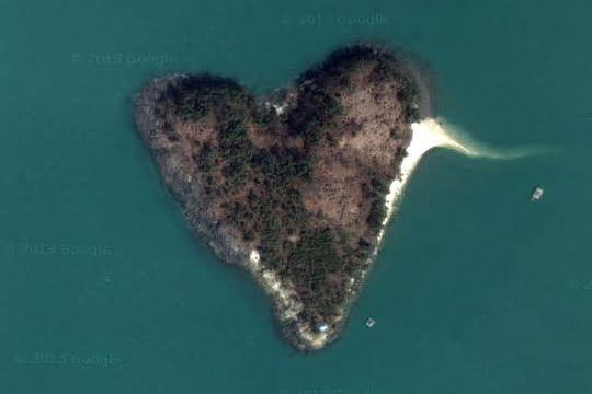 Heart-shaped Island - South Korea