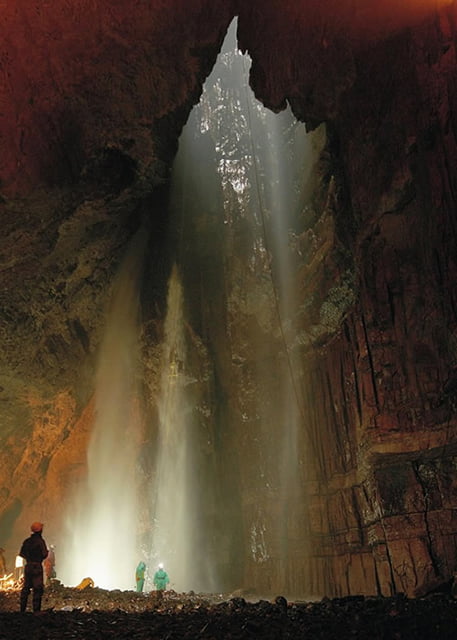 Gaping Gill Waterfall