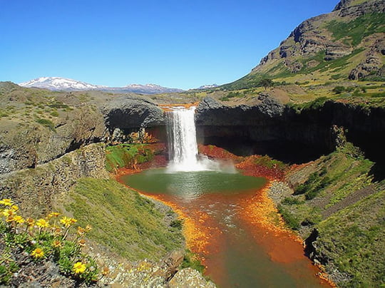 Salto del Agrio Waterfall