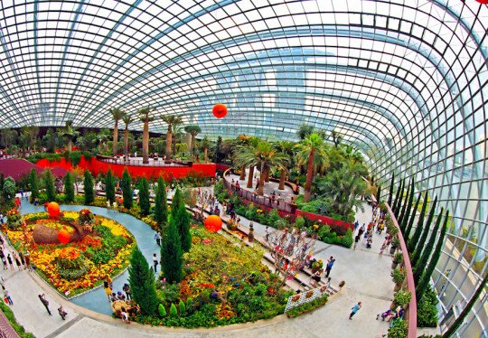 Flower Dome - Gardens by the Bay Conservatory